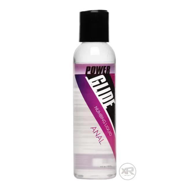 Power Glide Male Sex Toys 4oz Power Glide Anal Numbing Lube