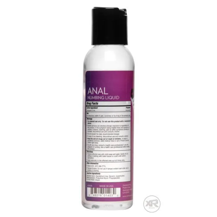 Power Glide Male Sex Toys 4oz Power Glide Anal Numbing Lube
