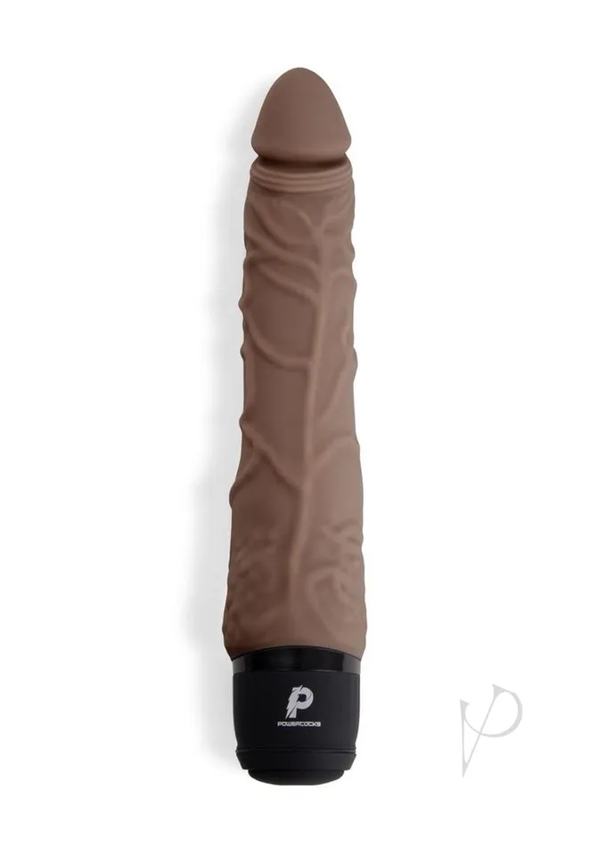 Powercocks Female Sex Toys Powercocks Silicone Realistic Vibrator 7in Chocolate Powercocks Female Sex Toys Powercocks Silicone Realistic Vibrator 7in Chocolate