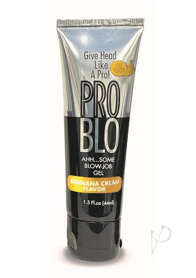 ProBlo Oral Pleasure Flavored Gel 15oz Banana Cream Problo Enhancers