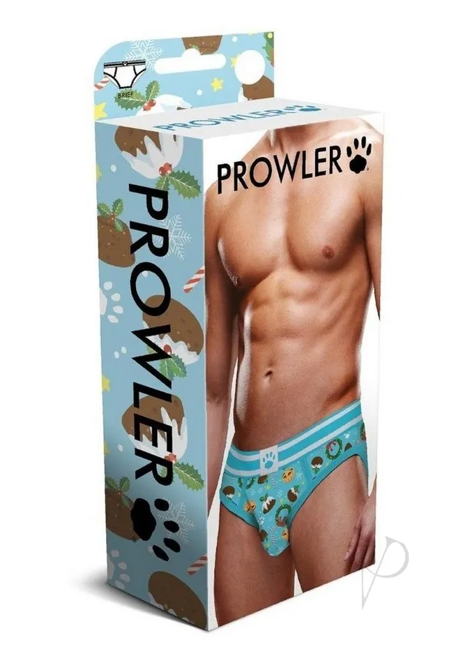 Prowler Christmas Pudding Brief XXL BlueWhite Prowler Vibrators
