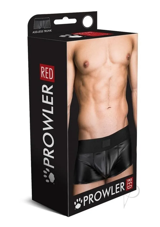 Prowler Red Anal Prowler RED Wetlook AssLess Trunk Small Black