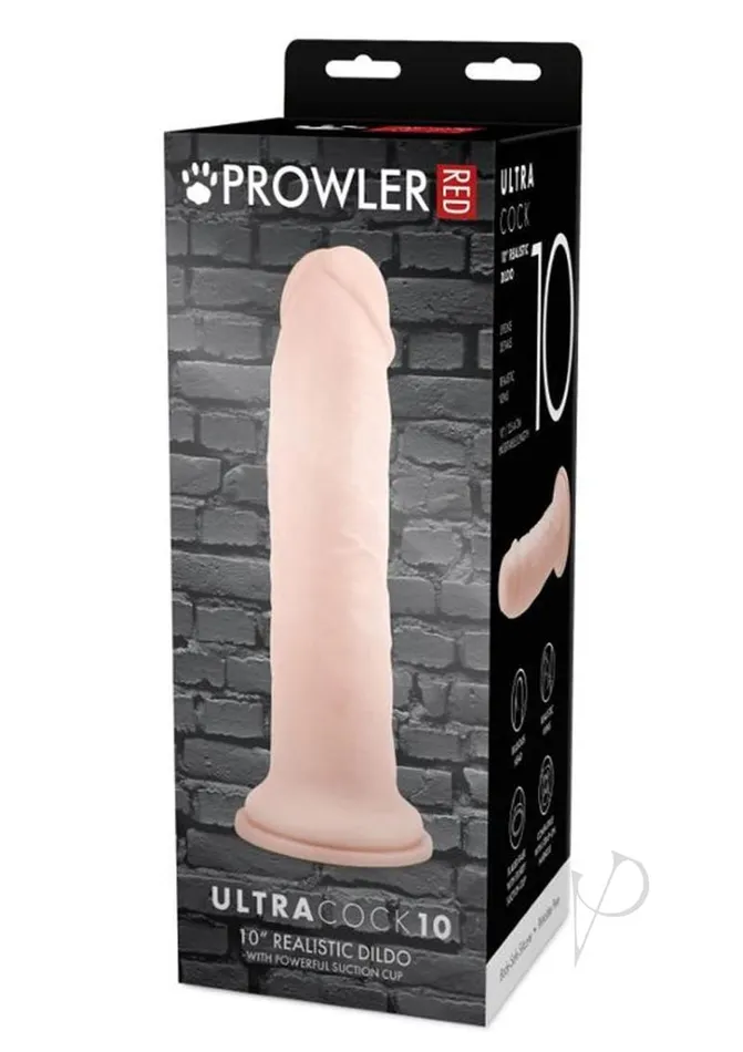 Prowler Red Dildos Prowler RED Ultra Cock Realistic Dildo 10in Vanilla