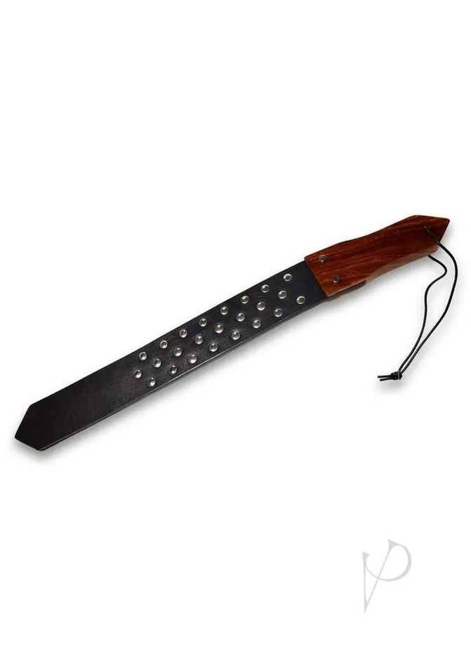 Prowler Red Restraints Prowler RED Leather and Wood Studded Paddle BlackBrown Prowler Red Restraints Prowler RED Leather and Wood Studded Paddle BlackBrown