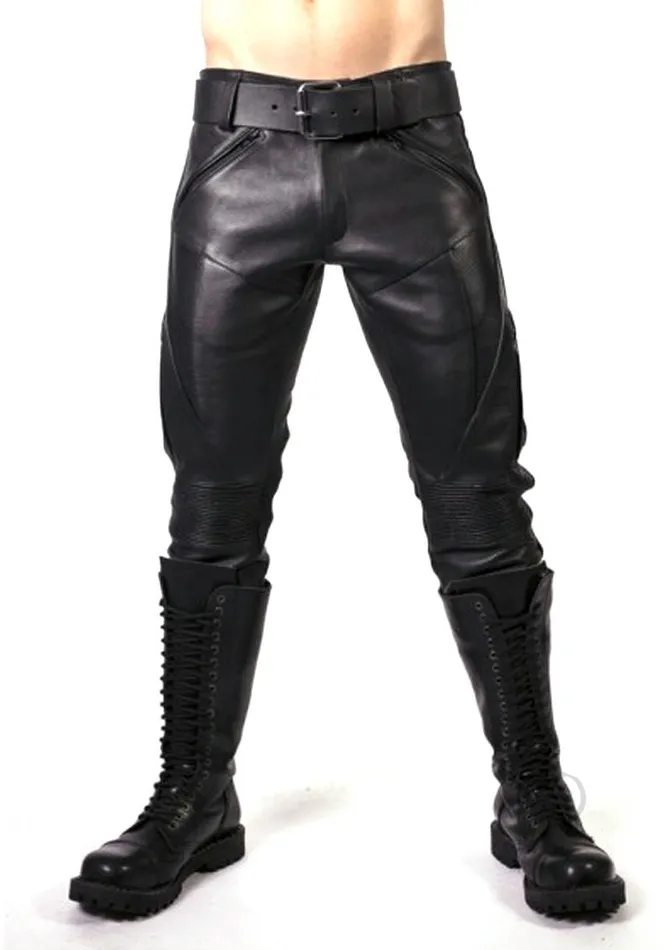 Prowler Red Restraints Prowler RED Prowler Leather Jeans 33in Black