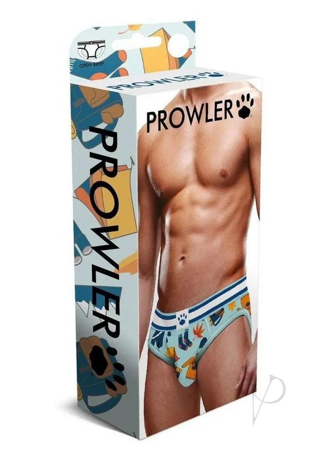 Prowler Vibrators Prowler Autumn Scene Open Brief Medium BlueOrange