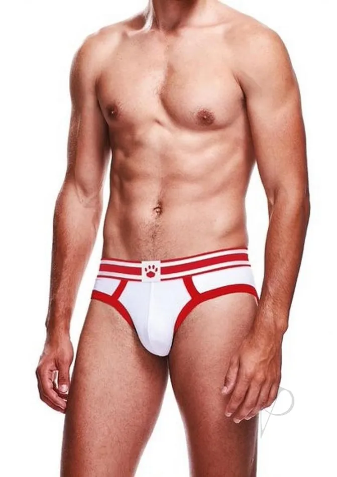 Prowler Vibrators Prowler WhiteRed Brief Large Prowler Vibrators Prowler WhiteRed Brief Large