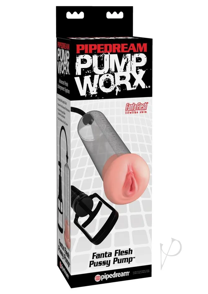Pump Worx Fanta Flesh Pussy Penis Pump Clear and Vanilla Pump Worx Male Sex Toys Pump Worx Fanta Flesh Pussy Penis Pump Clear and Vanilla Pump Worx Male Sex Toys