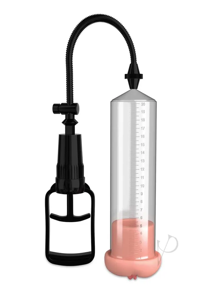 Pump Worx Fanta Flesh Pussy Penis Pump Clear and Vanilla Pump Worx Male Sex Toys