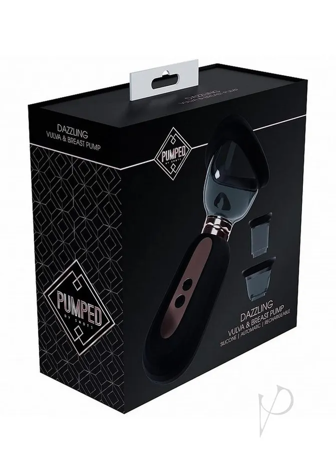 Pumped Dazzling Automatic 5 Speed Silicone Rechargeable Vulva Clitoral Nipple and Breast Pump Black Pumped Female Sex Toys Pumped Dazzling Automatic 5 Speed Silicone Rechargeable Vulva Clitoral Nipple and Breast Pump Black Pumped Female Sex Toys