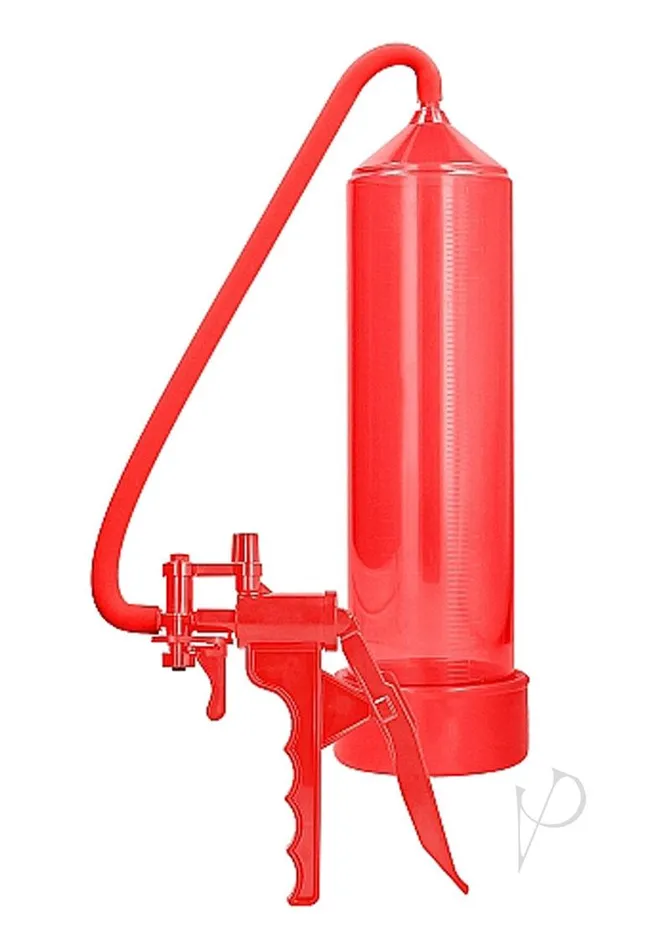 Pumped Male Sex Toys Pumped By Shots Elite Beginner Penis Pump Red