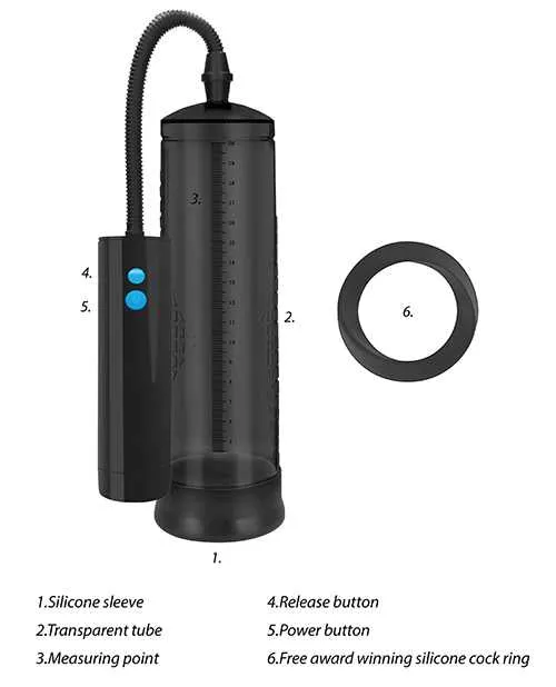 Pumped Pumped Extreme Power Rechargeable Auto Pump Black Anal Pumped Pumped Extreme Power Rechargeable Auto Pump Black Anal