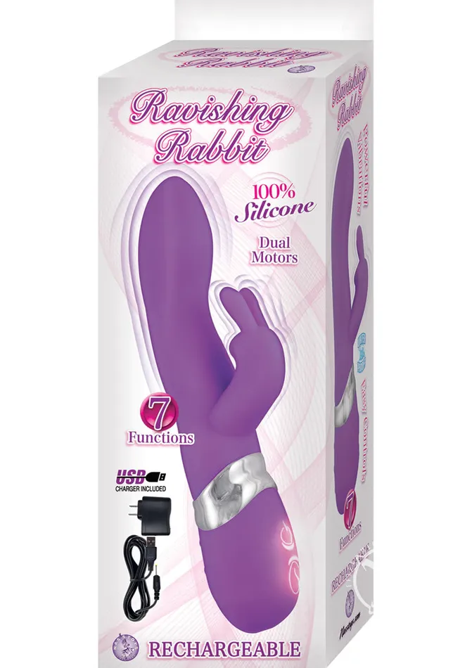 Ravishing Vibrators Ravishing Rabbit Silicone Rechargeable Vibrator Purple Ravishing Vibrators Ravishing Rabbit Silicone Rechargeable Vibrator Purple