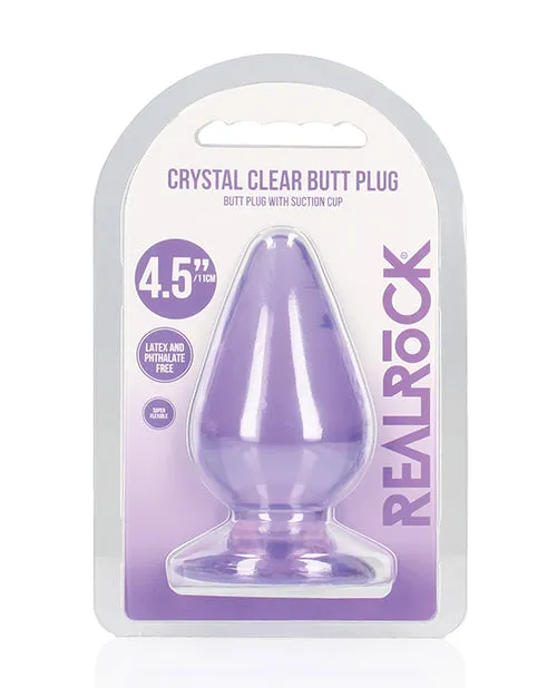 RealRock Crystal Clear Anal Plus 45in Purple Real Rock Anal