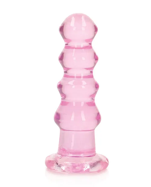 RealRock Curvy Dildo or Butt Plug 55in Pink Real Rock Anal