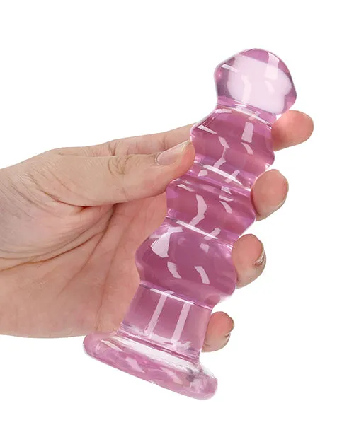 RealRock Curvy Dildo or Butt Plug 55in Pink Real Rock Anal