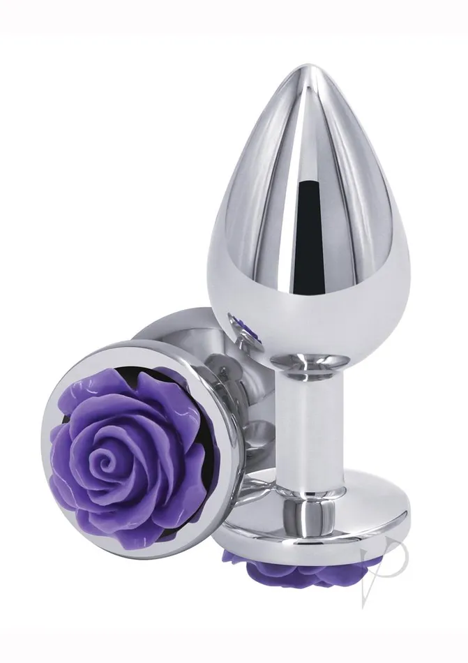Rear Assets Anal Rear Assets Rose Aluminum Anal Plug Medium PurpleSilver Rear Assets Anal Rear Assets Rose Aluminum Anal Plug Medium PurpleSilver