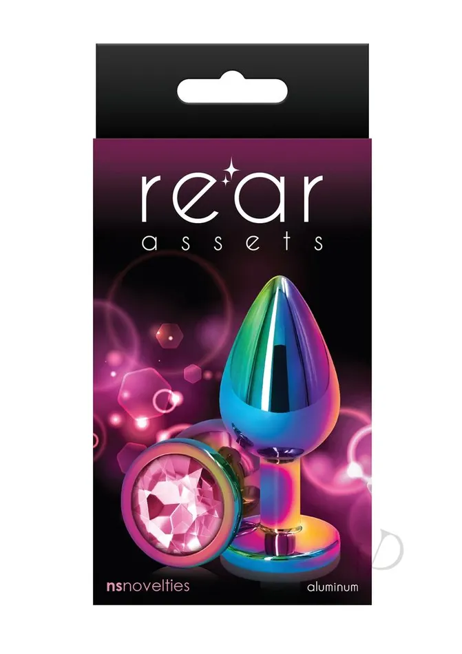 Rear Assets Multicolor Anal Plug Med Pink Rear Assets Anal