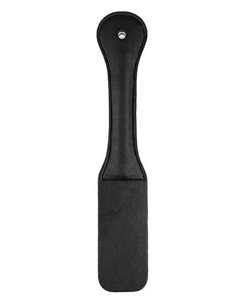Restraints Ouch Ouch Leather Paddle Slut Black Restraints Ouch Ouch Leather Paddle Slut Black