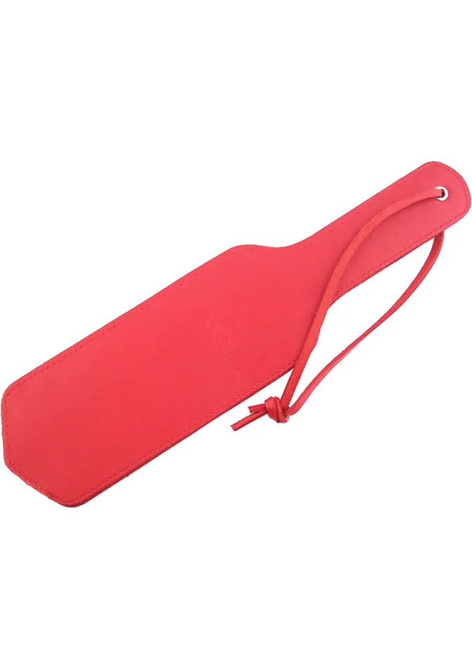 Restraints Rouge Leather Paddle Red Rouge