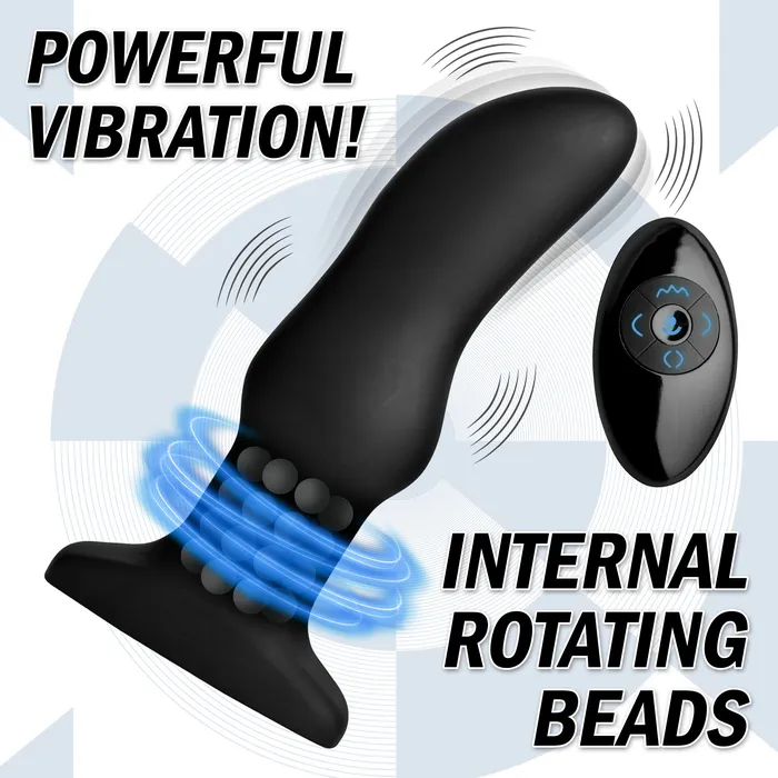 Rimmers Model M Curved Rimming Plug with Remote Rimmers Male Sex Toys