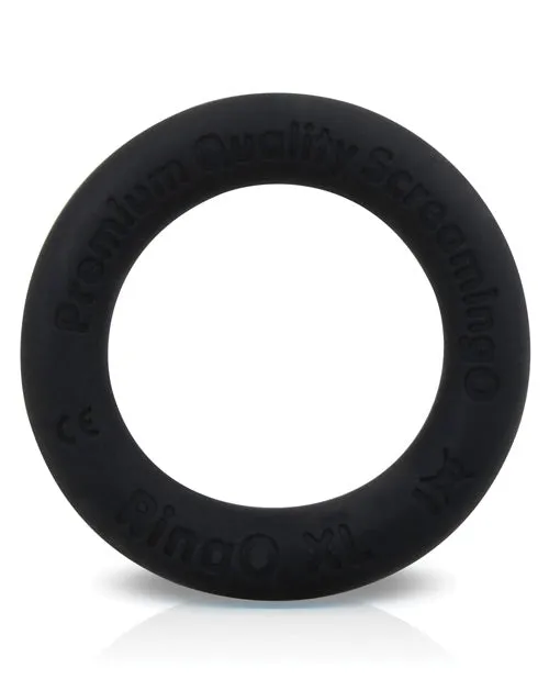 RingO Ritz XL Individual Ring Silicone Black Ring O Anal