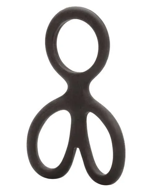 Rings Male Sex Toys Silicone Ball Spreader Cock Ring Black