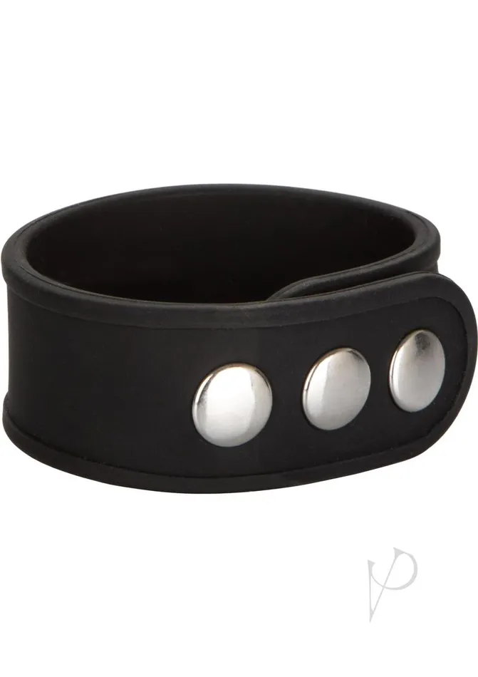 Rings Male Sex Toys Silicone TriSnap Erection Cock Ring Black