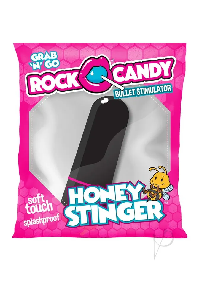 Rock Candy Toys Vibrators Rock Candy Honey Stinger Vibrator Black