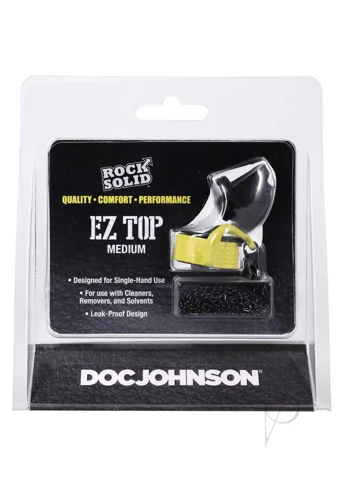 Rock Solid EZ Top Medium Black Rock Solid Anal