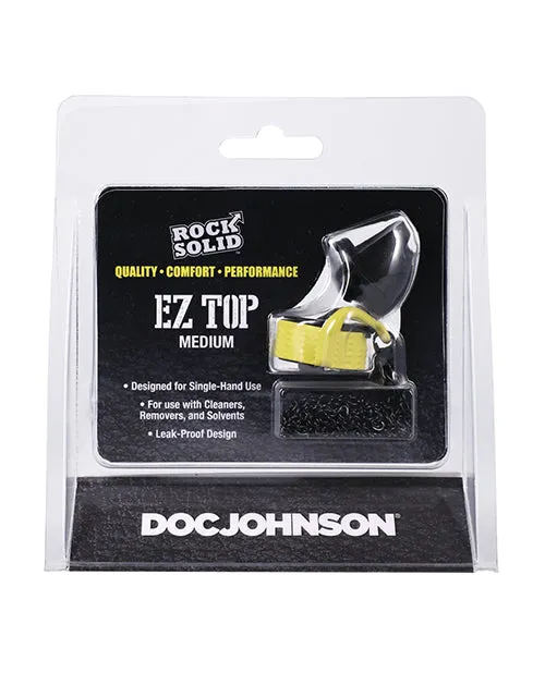 Rock Solid EZ Top Medium Black Rock Solid Anal Rock Solid EZ Top Medium Black Rock Solid Anal
