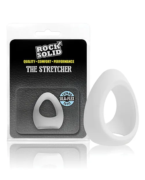 Rock Solid Male Sex Toys Rock Solid The Stretcher Silicone Ball Stretcher White Rock Solid Male Sex Toys Rock Solid The Stretcher Silicone Ball Stretcher White