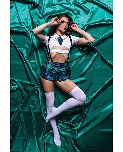 Role Play Anal Role Play Sultry School Babe 6 pc Set Green ML Role Play Anal Role Play Sultry School Babe 6 pc Set Green ML