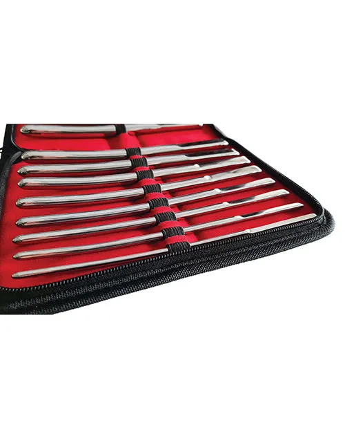 Rouge Anal Rouge Hegar Stainless Steel Uterine Dilator Set 14 Piece Set Silver Rouge Anal Rouge Hegar Stainless Steel Uterine Dilator Set 14 Piece Set Silver