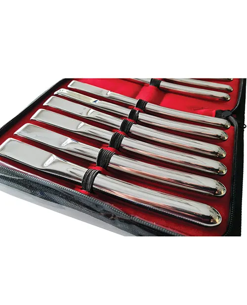 Rouge Anal Rouge Hegar Stainless Steel Uterine Dilator Set 14 Piece Set Silver Rouge Anal Rouge Hegar Stainless Steel Uterine Dilator Set 14 Piece Set Silver