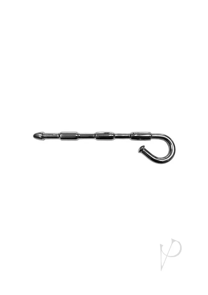 Rouge Male Sex Toys Rouge Stainless Steel Waved Urethral Probe Silver