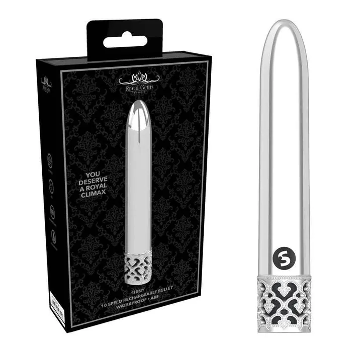 ROYAL GEMS Shiny ABS Bullet Vibrator Wild Night Fantasies Female Sex Toys