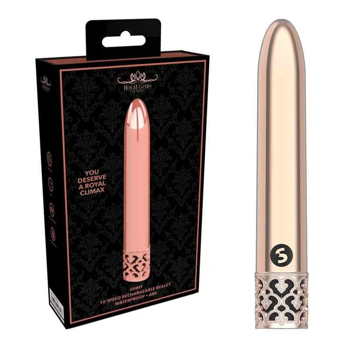 ROYAL GEMS Shiny ABS Bullet Vibrator Wild Night Fantasies Female Sex Toys