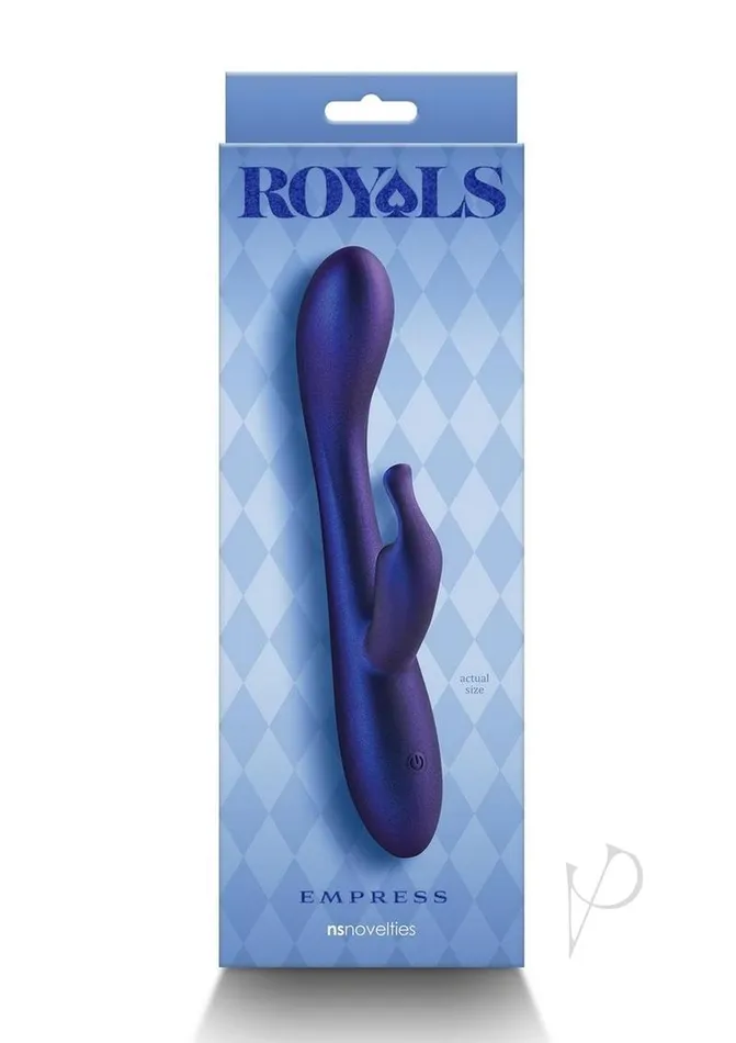 Royals Empress Rechargeable Silicone Rabbit Vibrator Blue Royals Female Sex Toys Royals Empress Rechargeable Silicone Rabbit Vibrator Blue Royals Female Sex Toys