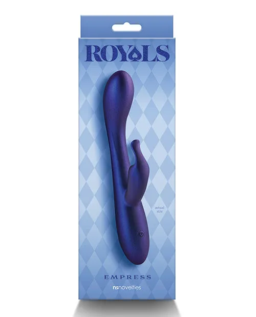 Royals Empress Rechargeable Silicone Rabbit Vibrator Blue Royals Female Sex Toys Royals Empress Rechargeable Silicone Rabbit Vibrator Blue Royals Female Sex Toys