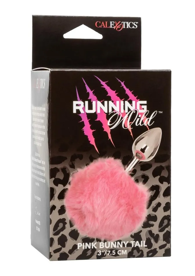 Running Wild Running Wild Faux Fur Bunny Tail and Metallic Anal Plug Pink Male Sex Toys Running Wild Running Wild Faux Fur Bunny Tail and Metallic Anal Plug Pink Male Sex Toys