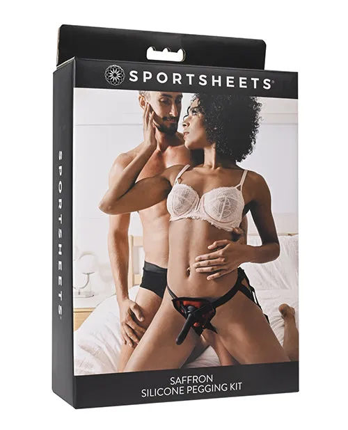 Saffron Anal Saffron Silicone Pegging Kit BlackRed Saffron Anal Saffron Silicone Pegging Kit BlackRed