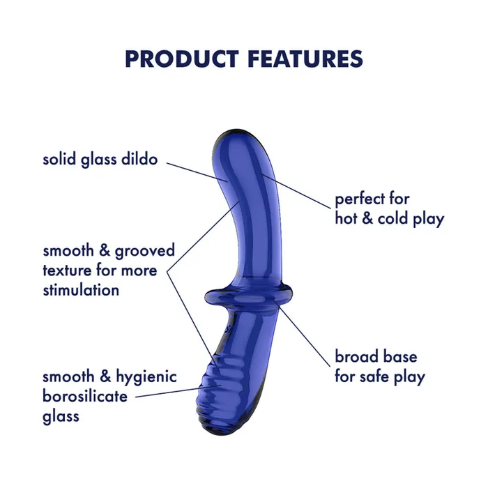 Satisfyer Dildos Satisfyer Double Crystal Glass Double Ended Dildo