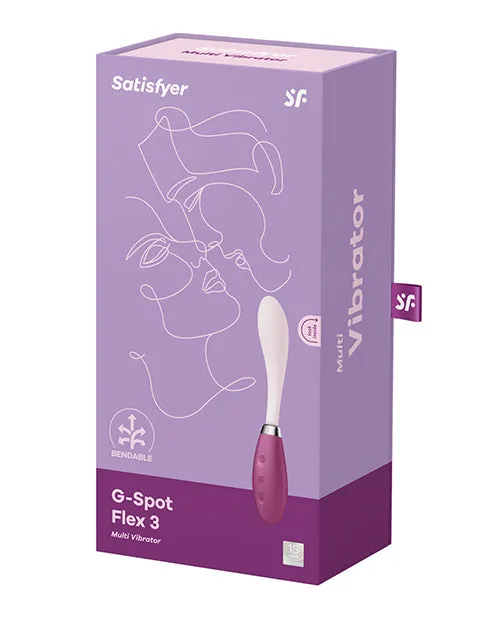 Satisfyer G Spot Flex 3 Red Satisfyer Vibrators Satisfyer G Spot Flex 3 Red Satisfyer Vibrators
