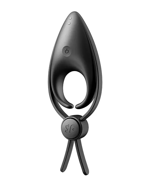 Satisfyer Male Sex Toys Satisfyer Men Sniper Rechargeable Silicone Vibrating Cock Ring Black