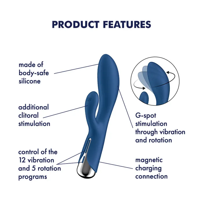 Satisfyer Spinning Rabbit 1 Rotating Rabbit Vibrator Satisfyer Vibrators