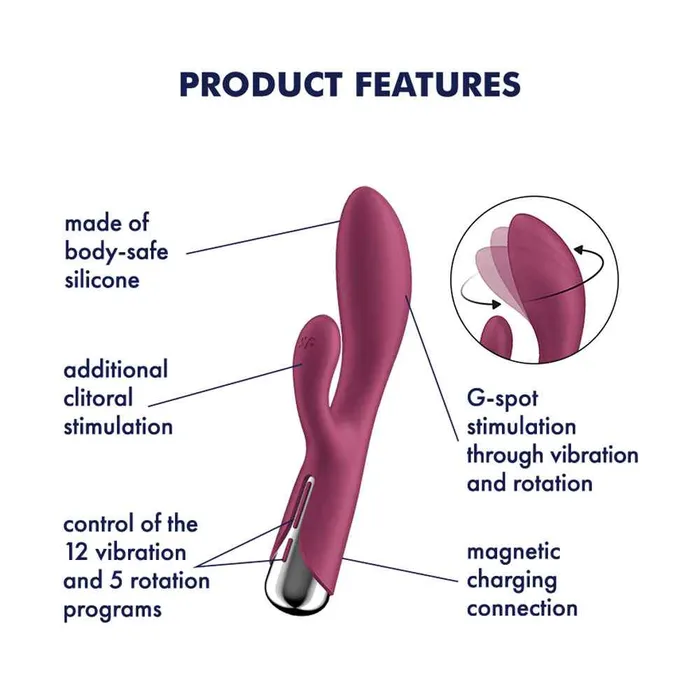 Satisfyer Spinning Rabbit 1 Rotating Rabbit Vibrator Satisfyer Vibrators