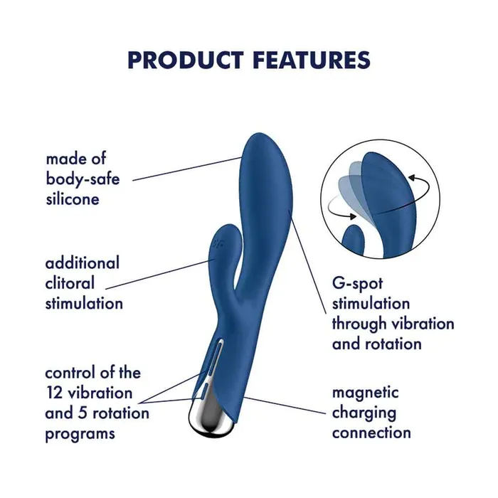 Satisfyer Spinning Rabbit 1 Rotating Rabbit Vibrator Satisfyer Vibrators