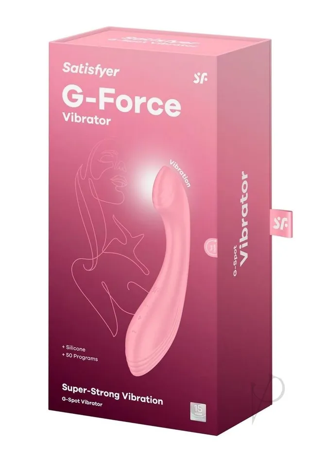 Satisfyer Vibrators Satisfyer GForce Rechargeable Silicone Vibrator Pink