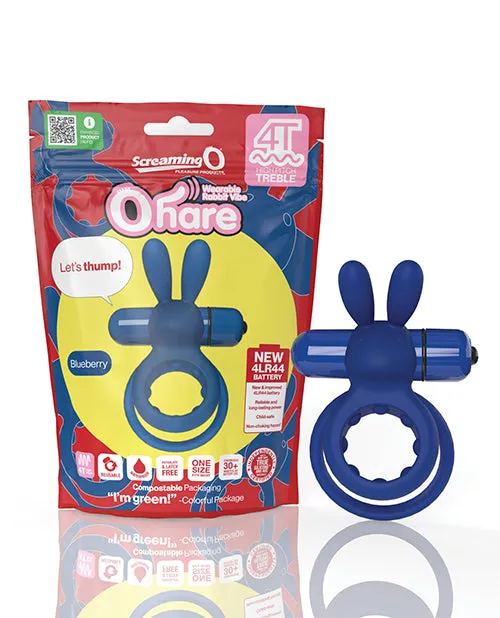 Screaming O 4T Ohare Vibrating Cock Ring Blueberry Screaming O Couples Screaming O 4T Ohare Vibrating Cock Ring Blueberry Screaming O Couples